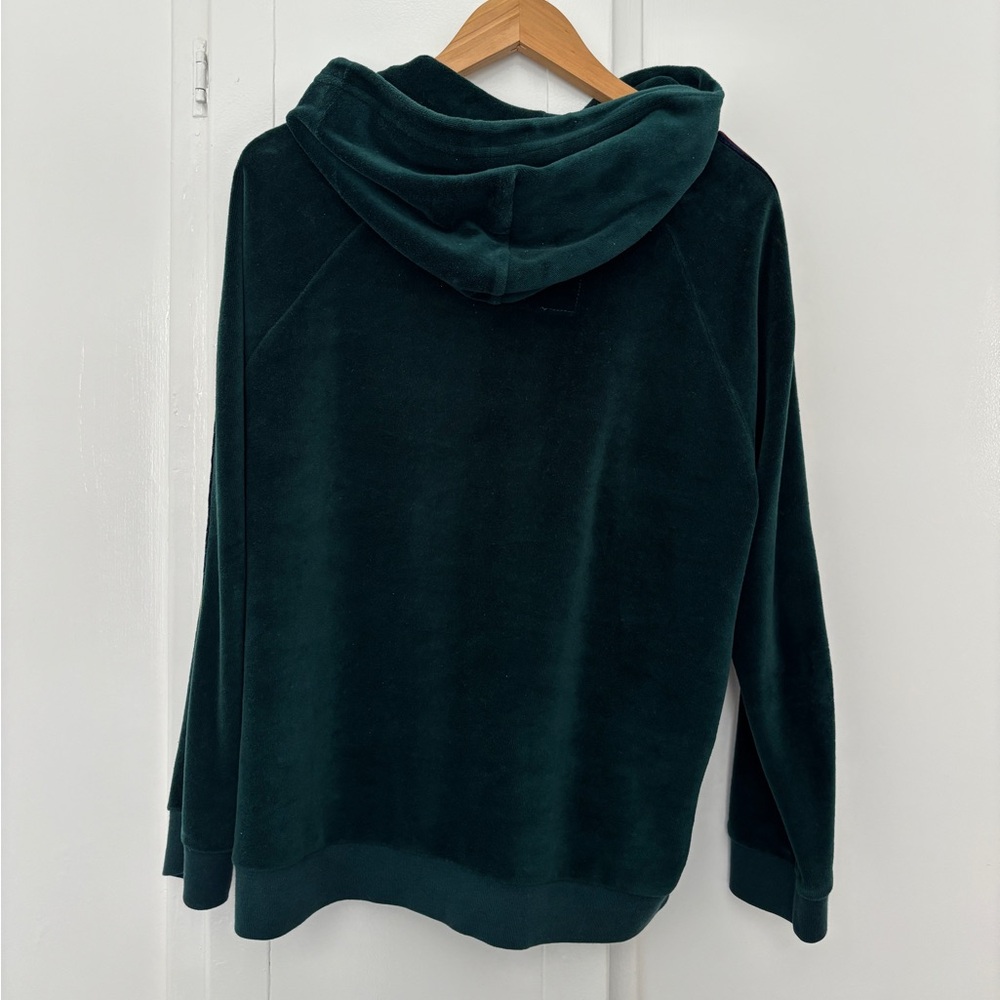 Aviator Nation Teal Velour Set with Stripes - Picture 4 of 5